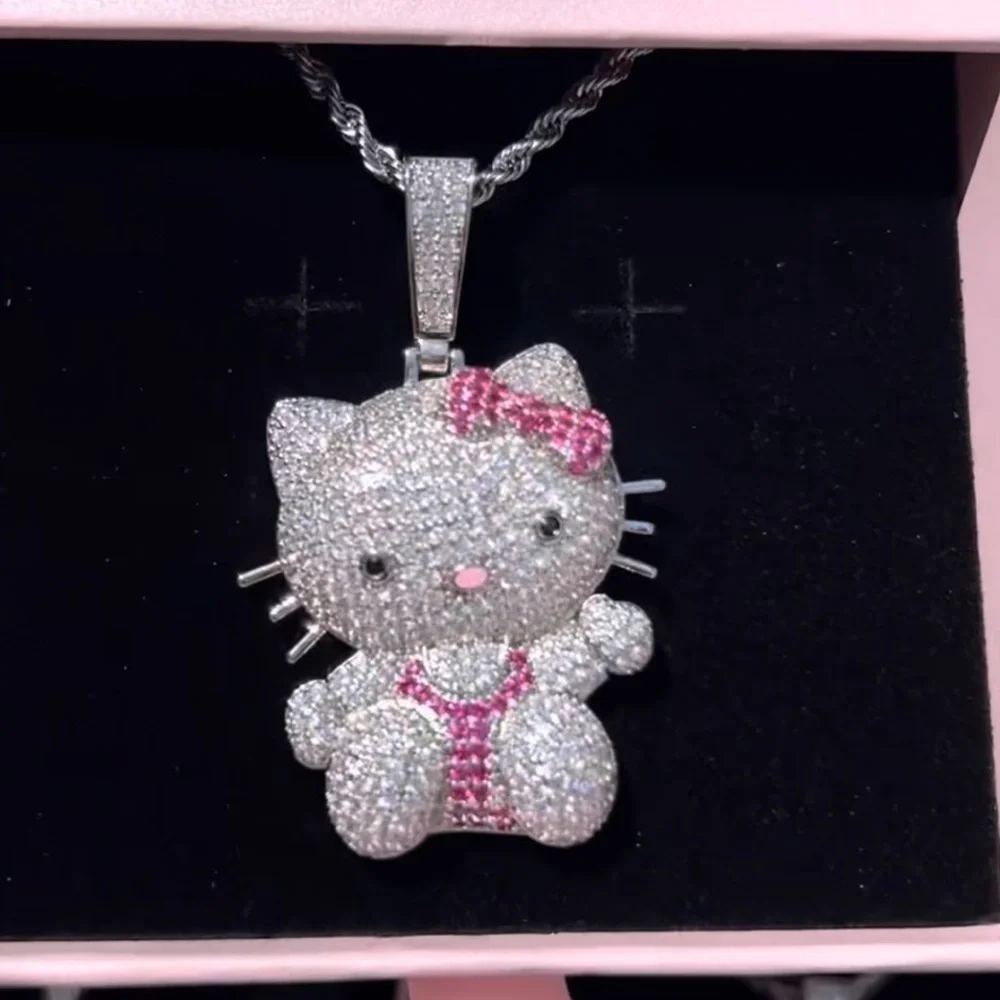 Hello kitty necklace, hello kitty pendant, hello kitty jewelry - Picture 8 of 10